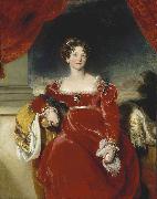 LAWRENCE, Sir Thomas Portrait of Princess Sophia oil